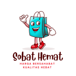 Colorful Mascot Illustrative Online Shop Logo Colorful Mascot Illustrative Online Shop Logo